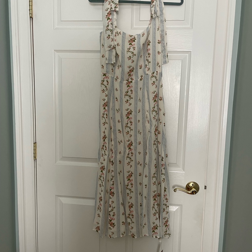 Reformation Twilight Surrey viscose cottagecotage midi dress sz 8 NWT